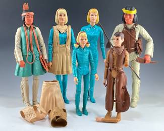 1960s Johnny West Action Figures w Accessories Louis Marx Co. 