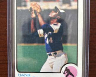 1973 Topps Baseball Card Hank Aaron
