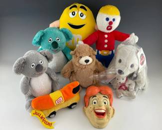 CocaCola, Oscar Meyer, Pampers, Charmin, MMs, Archie  Mr. Bill