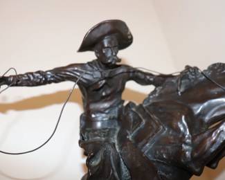 The Bronco Buster Bronze Sculpture by Fredrick Remington