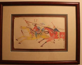 Brian Tepper Rainbow Hand   Original Drawing  Art 