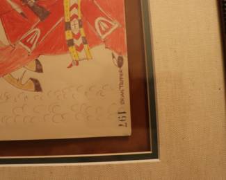 Brian Tepper Rainbow Hand   Original Drawing  Art 