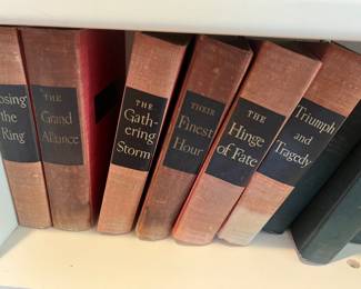 Winston Churchill Set of Books (6 pc),