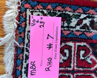 RUG #7.	MBR							 	  40” x  23”