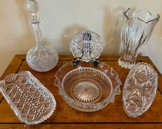 Crystal Serving Pieces