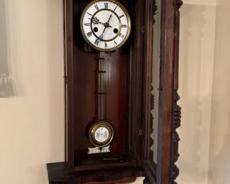 A very large collection of wall clocks (detail)...