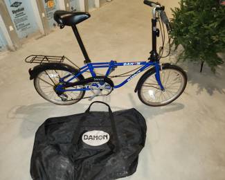 Qty 2 folding Dahon bikes