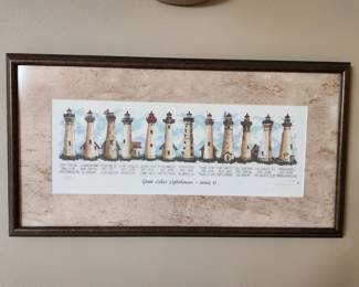 Bev Schreiber lighthouse print