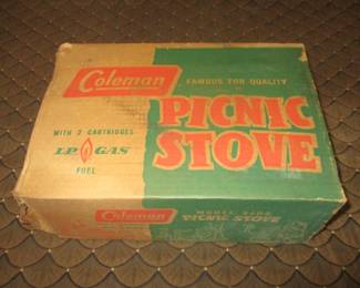 coleman picnic stove in box