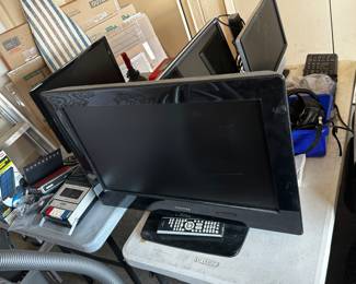 Monitors, assorted, & TVs