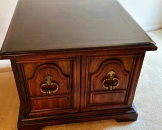 End Table with glass top