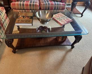 glass top coffeemtable