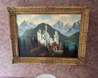 signed European oil on canvas