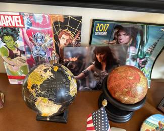 World globes
