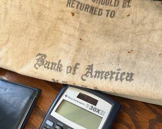 Old bank bags