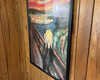 ”the Screem”print