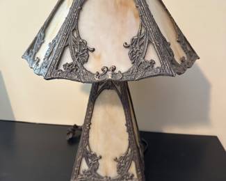 Pink Tiffany style lamp