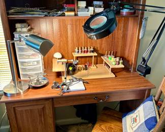 fishing fly tying station