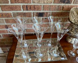 Marquis Waterford champagne stems