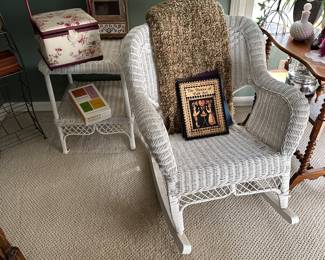 Antique wicker