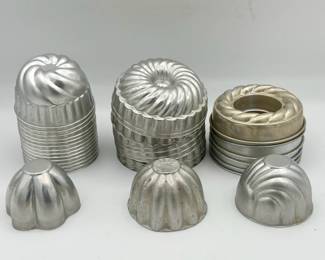 Vintage Metal Molds
