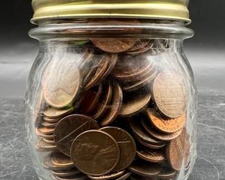 Unsearched Jar of Pennies
