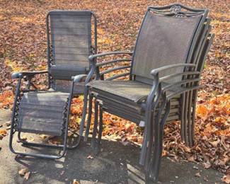 (5) Outdoor Chairs
