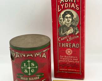 (3) Vintage Containers
