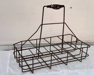 Metal Milk Basket
