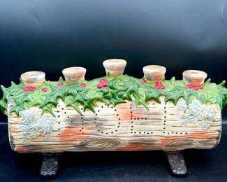 Atlantic Mold Yule Log Candelabra
