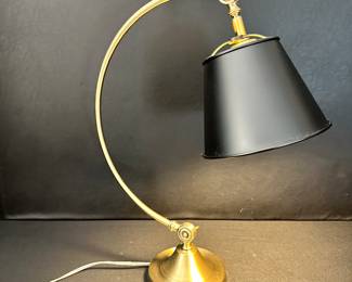 brass table lamp