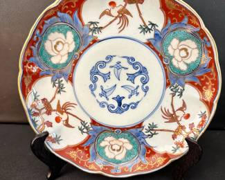 Japanese Imari porcelain plate