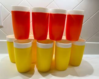 Therm O Ware plastic tumblers