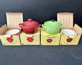 Le Creuset mini cocottes stoneware