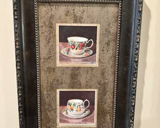 Tea cup decorative wall art