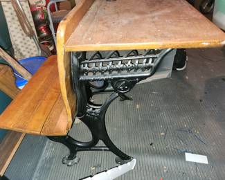 Antique school desk