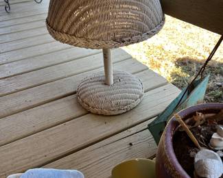 Vintage MCM lamp works!