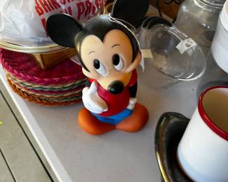 Mickey Mouse coin bank