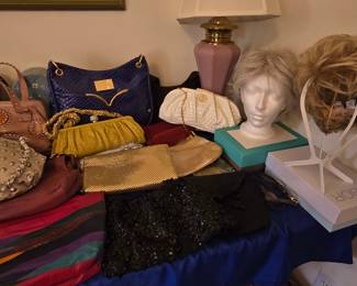 Ladies Handbags and Wigs