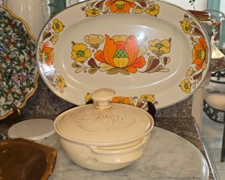 Cool Midcentury Platter - Casserole Dish 