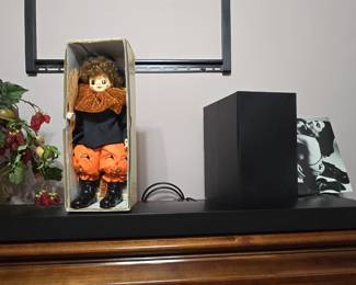 Halloween Doll - Samsung Sound Bar and Speaker