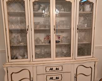 French Provincial Display Cabinet 