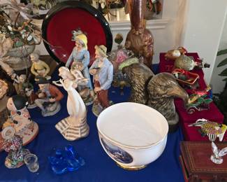 Eagle Brass Bookends - Closiane Christmas Ornaments- Figurines- Blue Bird