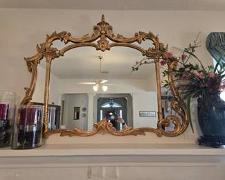 Gold Gilded Mirror