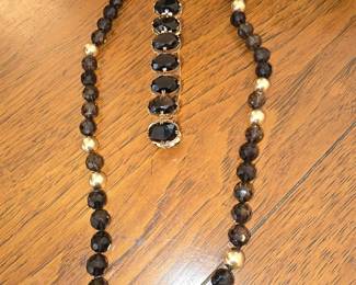Topaz Necklace and Bracelet 