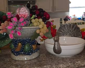 Turkey Bowl - Fruit Arrangement 