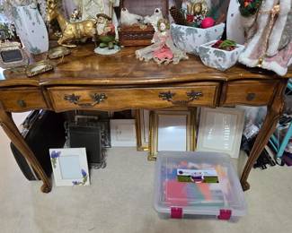 French Writing Desk with One Drawer