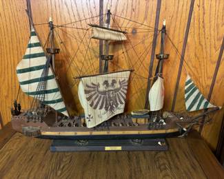 Galeaza Singlo Model Ship