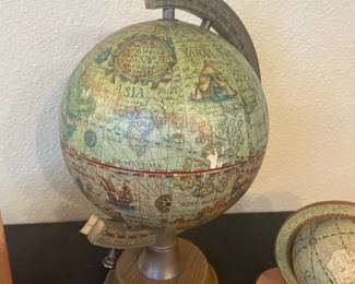 Japan globe amber glass shot glass coctail server