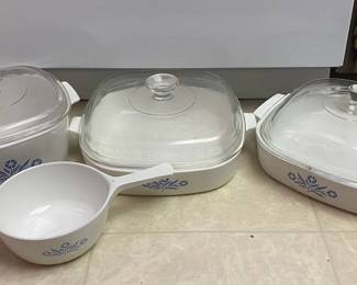 corningware blue cornflower baking dish